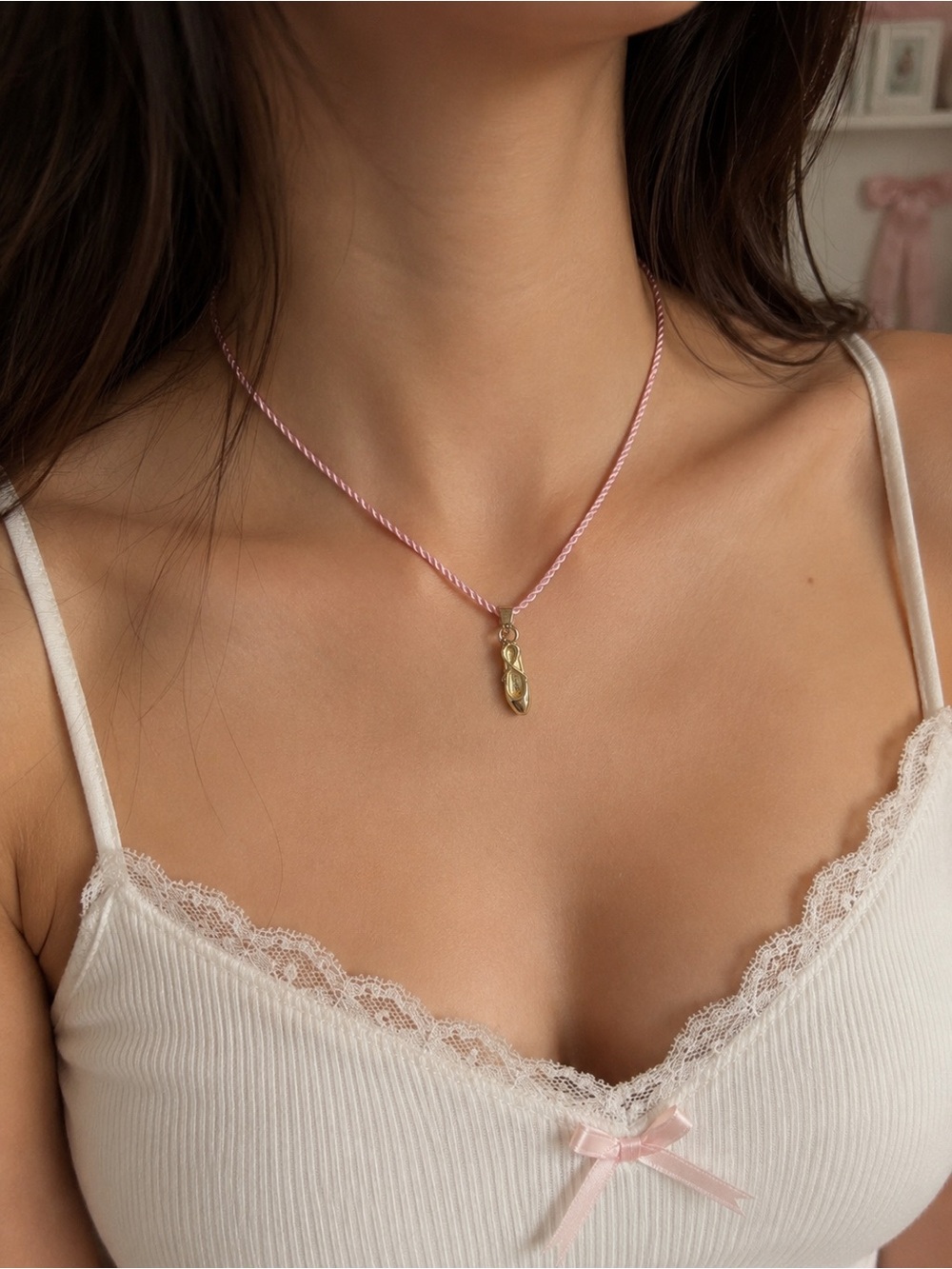 Ballet 🩰 slipper necklace